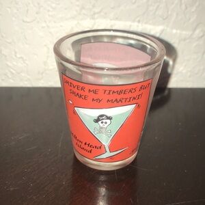 Shiver me Timbers but Shake my Martini! Pirate 🏴‍☠️ shot glass